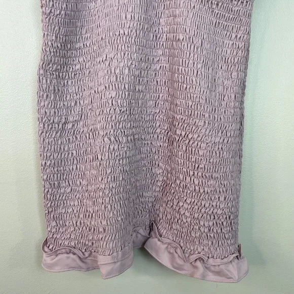 Superdown Dress XL Purple Natalia Smocked Bodice Mini Revolve Women's NWT - Picture 6 of 14